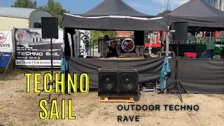 Techno Sail | Outdoor Techno Rave | Tulun FP10000Q | PA Anlage Aufbau