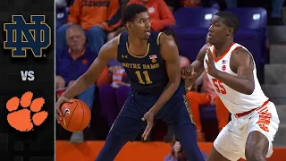 Notre Dame vs. Clemson Men's Basketball Highlights (2019-20)