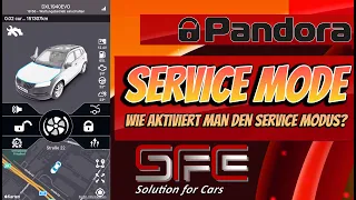 Pandora Alarmsysteme - Wie aktivere ich den Service Mode?