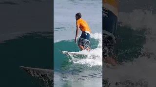 "IT'S MY TIME" 58 year old @TRSURFING carving Playa Encuentro Dominican Republic