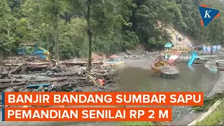 Banjir Bandang Hancurkan Pemandian Lembah Anai, Pemilik Ceritakan Detik-detiknya