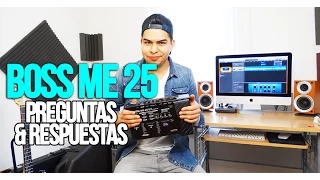 Pedalera Multiefectos Boss Me 25 "PREGUNTAS Y RESPUESTAS"