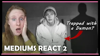 They TRAPPED Sam with a DEMON! - Mediums React to Sam and Colby's Fairfield Infirmary PT2