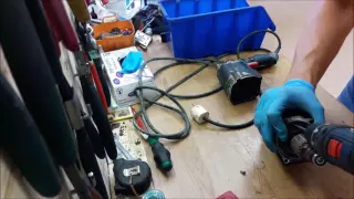 How to disassemble and find problem for Bosch sds+ rotary hammer drill GBH 2-26 DFR