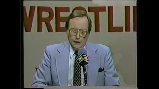 Gordon Solie on Kendall Windham and his push in Florida. CWF, 1986.