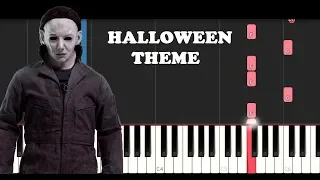 Halloween Theme (Piano Tutorial) John Carpenter