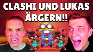 ICH PRANKE LUKAS UND CLASHGAMES BEI DEREN MINIGAMES 😈🤭😱 | BRAWLSTARS DEUTSCH