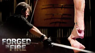 BROTHERS FIGHT to Forge the Scottish Broadsword | Forged in Fire (Season 9)