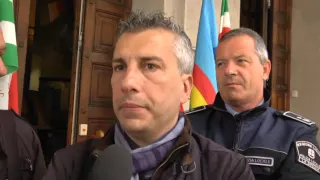 Polizia Locale, manifestazione alla Spezia 09-05-2016