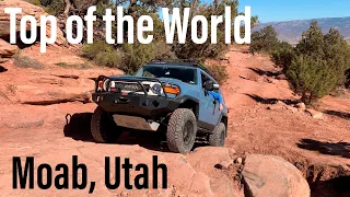 TOP OF THE WORLD TRAIL has the best view in Moab, Utah - Jeep Wranglers & Lifted Toyota FJ Cruiser