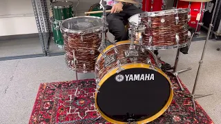 1960s Yamaha D-22 Brown Willow Drum Kit