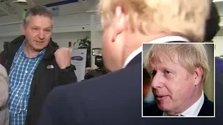 Boris Johnson told to 'get out of here' after student flat fire at Bolton University