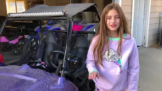 INSANE 8 Year Old GIRL on her Polaris RZR 170