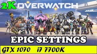 Overwatch (2K) (Epic Settings) | GTX 1070 + i7 7700K [1440p 60fps]