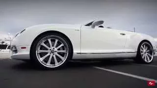 Bentley Continental GTC on Custom 22" Lexani Forged Wheels