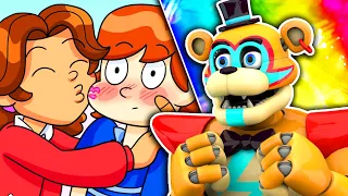 Glamrock Freddy Reacts To CASSIE & GREGORY: More Than Friends… (Cartoon Animation)