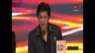 Big Star Entertainment Awards 2012  Shah Rukh Khan