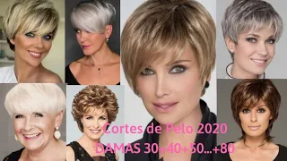 CORTES DE CABELLO CORTO DAMAS 30+40+50+60+...80