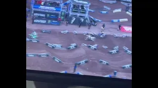 Dylan Ferrandis Big Crash at Houston Supercross