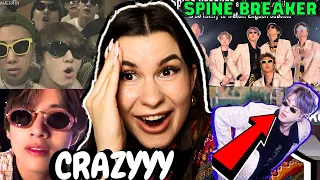 BTS - Spine Breaker (Lyrics, Music Video, Live Performance) | REACTION *they are crazy for this omg*