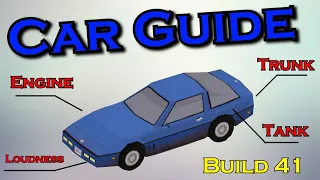 Project Zomboid CAR GUIDE! | All cars and their specifications | Build 41