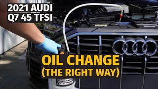 2021 Audi Q7 Oil Change - You'll Wish You Knew This Trick!