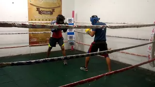 Rey Grajales/Angel Chaneke Chan Sparring Boxeo Campechano