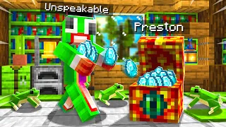 7 Ways to Steal UNSPEAKABLE's Diamonds! - Minecraft