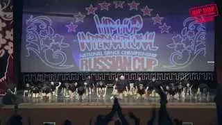 Hip-Hop International Russia | Flyographers Dance Team | 1 place Mega Crew