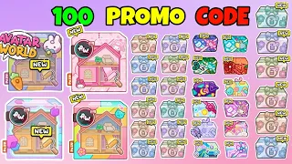 100 NEW PROMO CODE IN AVATAR WORLD 2023-2024 🌸 NEW UPDATE PROMO CODE