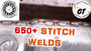 Seam Welding A Porsche 912E Chassis For Added Stiffness and Strength