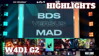 BDS vs MAD - Highlights | Week 4 Day 1 S12 LEC Summer 2022 | Team BDS vs Mad Lions W4D1