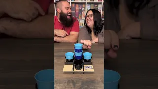 Tic Tac Pong Is Really Difficult! Should We Do Round 3? #boardgame #couple