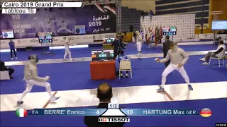 2019 Cairo MSI L16 Berre v Hartung