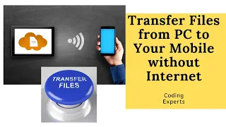 Transfer Files from PC to Mobile easily without Internet #shorts