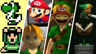 Evolution of All Super Mario References in Zelda Games (1986-2021)