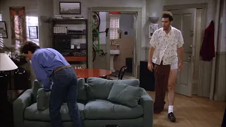 Kramer got kicked on head | Seinfeld S04E03
