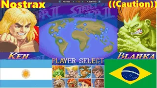 Super Street Fighter II X-Grand Master Challenge-Nostrax VS ((Caution)) FT5