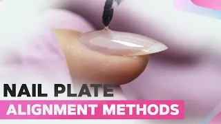 3 Nail Plate Alignment Methods | Simple Floral Nail Art