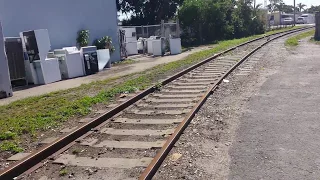 Weird Railroad Crossing