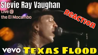 STEVIE RAY VAUGHAN - TEXAS FLOOD REACTION | LIVE AT THE EL MOCAMBO | DRUMMER REACTS