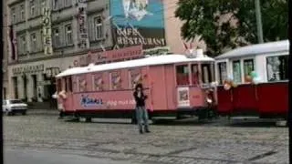 Wiener M1 Tram mit Manner Werbung - Juni 1992