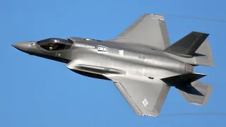 4Kᵁᴴᴰ USAF F-35A Demo Team Major Kristin "BEO" Wolfe performs a incredible Display @ NATO Days 2023