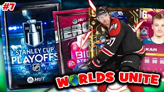 WOW! SO MANY PACKS EARNED! MCDAVID SHOWS WHY HE'S THE BEST CARD IN HUT | NHL 23 WORLDS UNITE #7