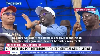 APC Receives Defector From PDP In Edo Central Senatorial District