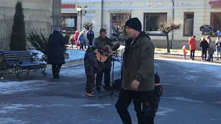 Уличные музыканты в Кисловодске