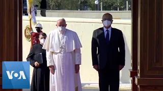 Pope Francis Meets Iraqi President Salih