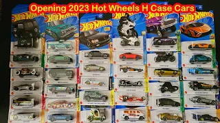 Opening Hot Wheels H Case Cars 2023