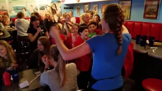 Boy impresses diners / staff at Ellen's Stardust with Hamilton song