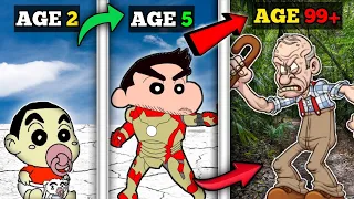 SHINCHAN surviving 99 YEARS As BABY SHINCHAN In GTA 5 ( Mods) | JSS GAMER